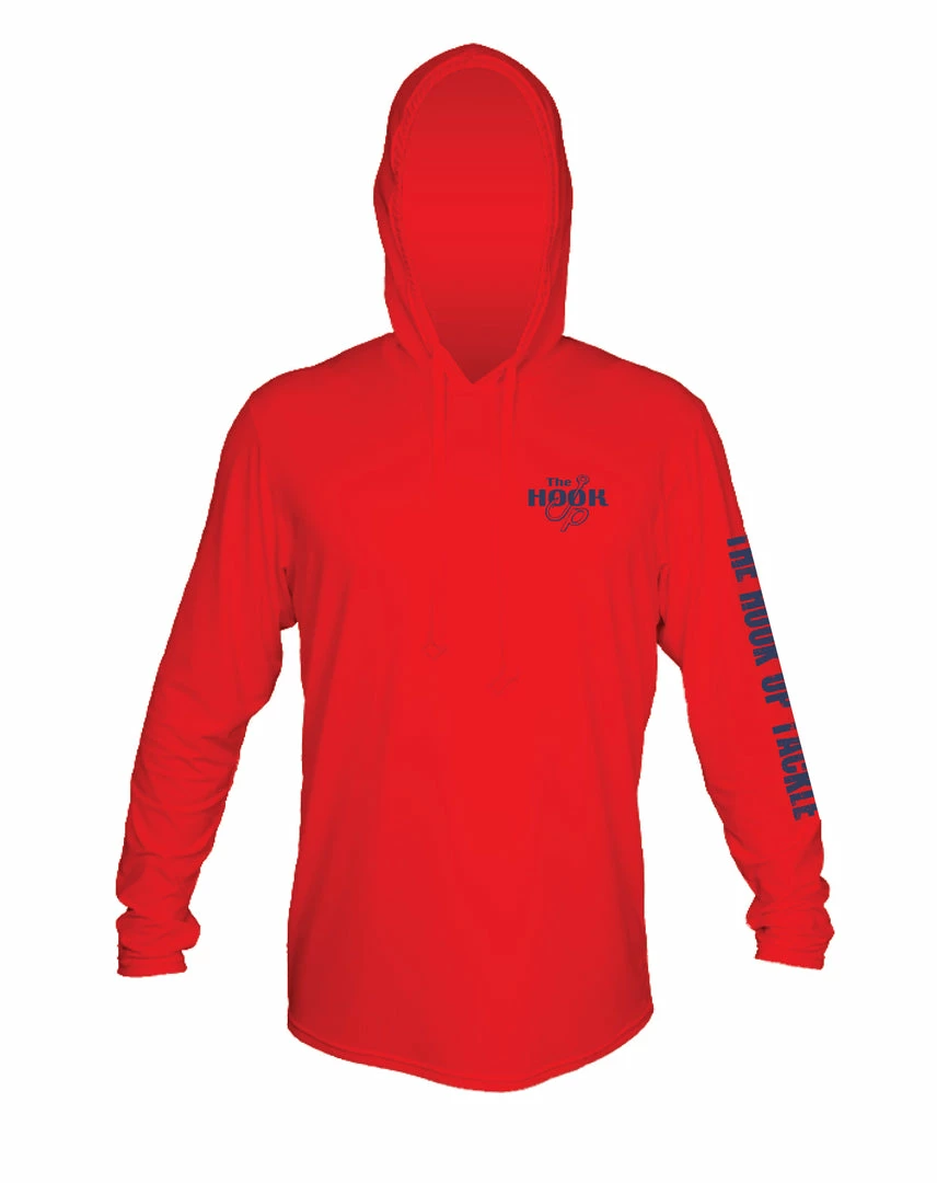 The Hook Up Tackle Logo Anetik Low Pro Tech Hoody Sun Protection Clothing