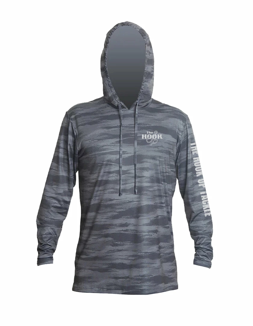 The Hook Up Tackle Logo Anetik Low Pro Tech Hoody Sun Protection Clothing