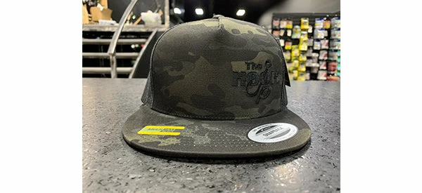The Hook Up Tackle Multicamo Logo Snapback Hat Hats