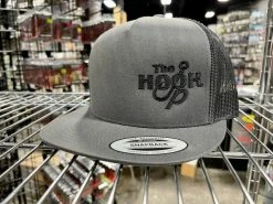 The Hook Up Tackle Black Logo Snapback Hat