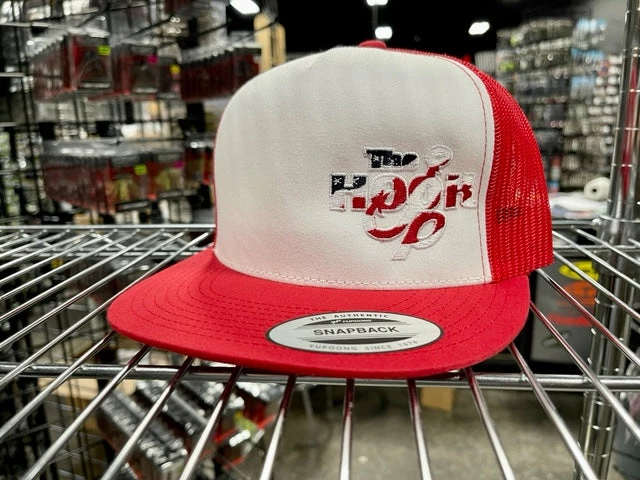 The Hook Up Tackle Hats Flag Logo Trucker Hat