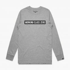 Working Class Zero Standard Logo Long Sleeve Tee Shirt