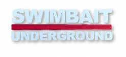 Swimbait Underground Logo Lockup Transfer Stickers