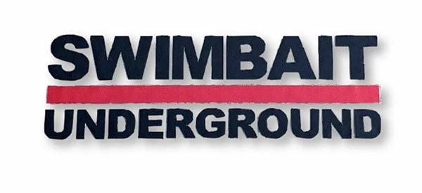 Swimbait Underground Logo Lockup Transfer Stickers