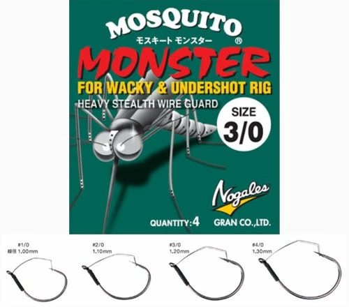 Nogales Wacky Rig Hooks Mosquito Monster Hook