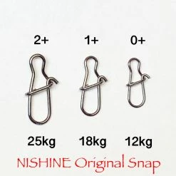 Nishine Lure Works Snaps/Split Rings Nishine Original Snap