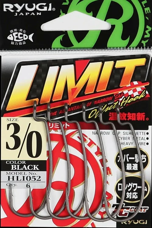 Ryugi Worm Hooks Limit Offset Hook