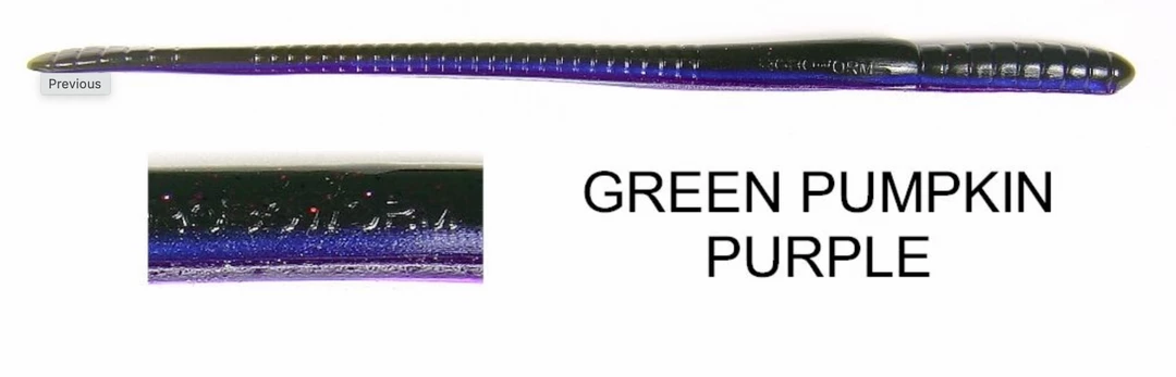 Roboworm Dropshot Baits 7 Inch Straight Tail Worm