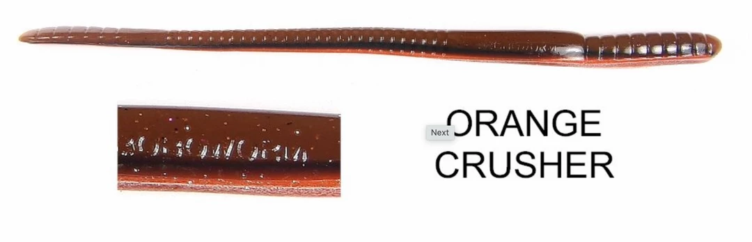 Roboworm Dropshot Baits 7 Inch Straight Tail Worm