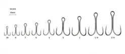 Ryugi Treble Hooks Pierce Double Hook
