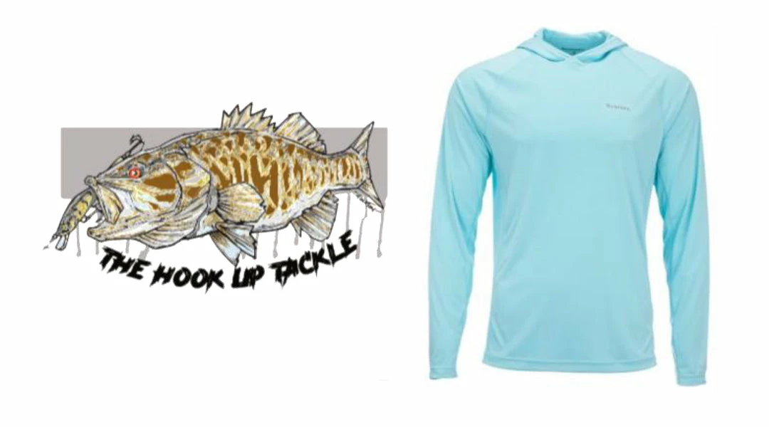 Simms Sun Protection Clothing Solarflex Hoody Custom Logo