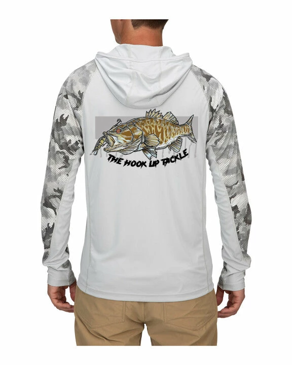 Simms Sun Protection Clothing Solarflex Hoody Custom Logo