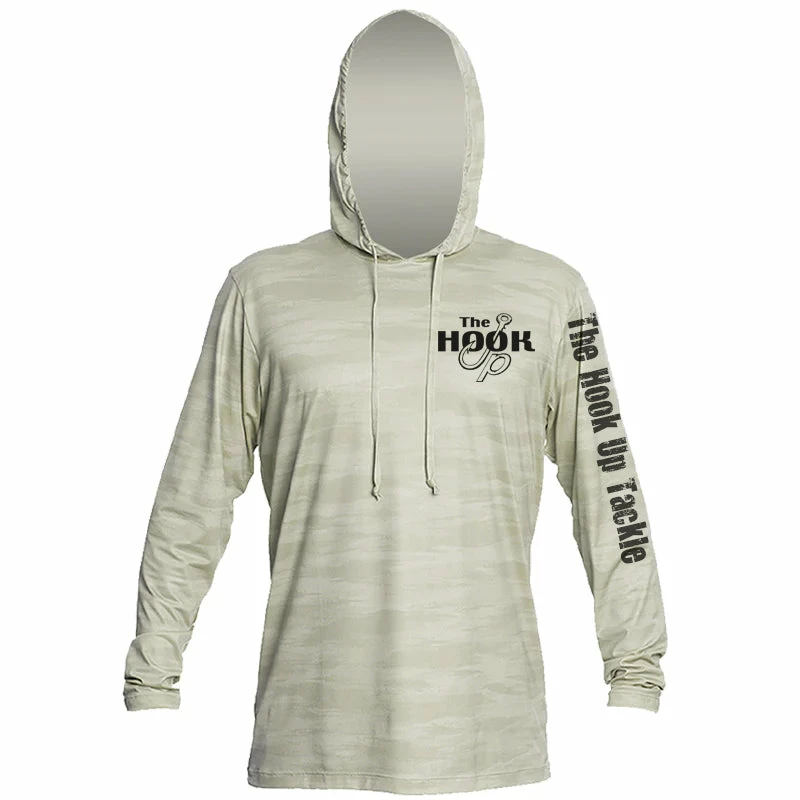 The Hook Up Tackle Logo Anetik Low Pro Tech Hoody Sun Protection Clothing
