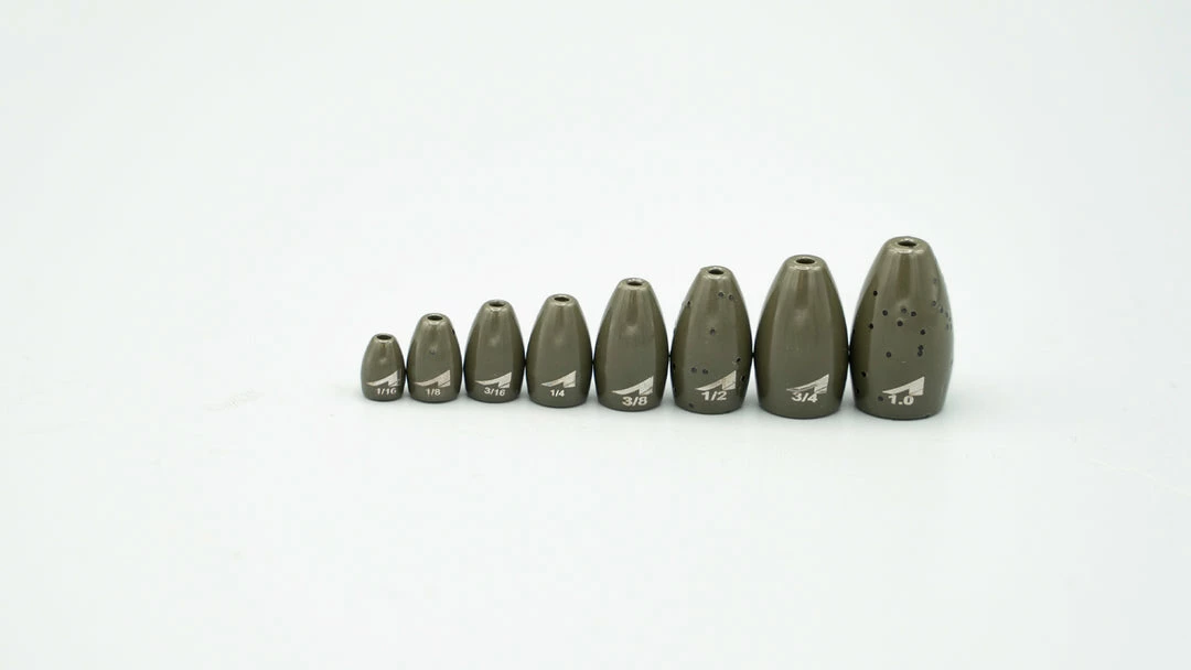 ARK Tungsten Worm Weights Insert Free Tungsten Flipping Weights