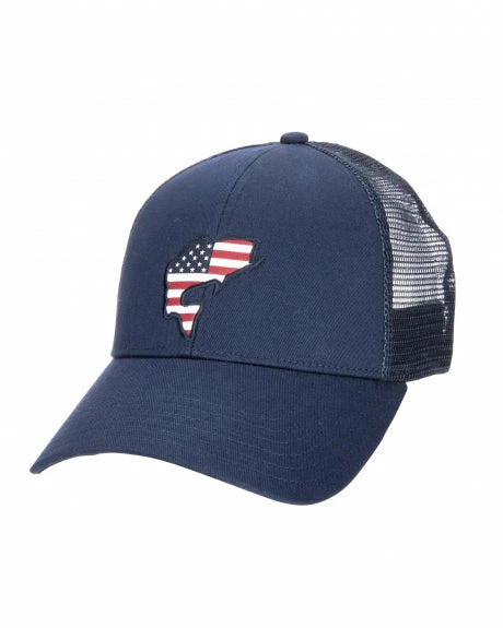 Simms Hats USA Catch Trucker Hat