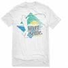 Big Bass Dreams Never Settle Graphic Tee Short Sleeve Shirts