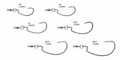 Nogales Worm Hooks HM Ring Offset Hook