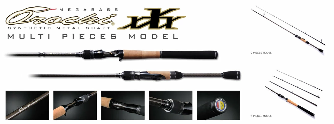 Megabass Orochi XXX Mult-Piece Rods